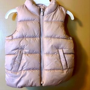 Toddler puffer vest 12 - 18 mo.